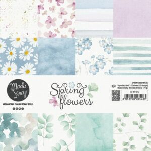 MODASCRAP - PAPER PACK SPRING FLOWERS