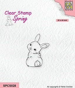 CLEAR STAMPS SPRING CUTE RABBIT 3
