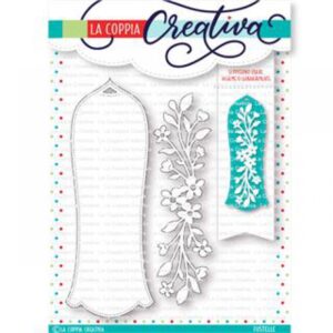 Coppia Creativa Segnalibro con fiori - fustelle