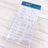 MODASCRAP GLUE RUB-ON - MAKE A WISH