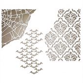 Sizzix Thinlits Die Set 3PK - Mixed Media Halloween by Tim Holtz