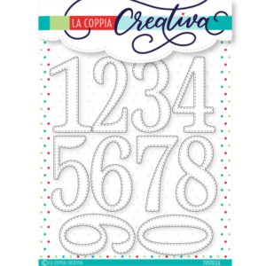 COPPIA CREATIVA-NUMERI GRANDI FUSTELLA