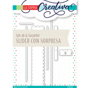 COPPIA CRFEATIVA-SLIDER CON SORPRESA FUSTELLA