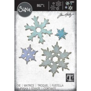 SIZZIX BIGZ L DIE- STACKED SNOWFLAKES BY TIM HOLTZ