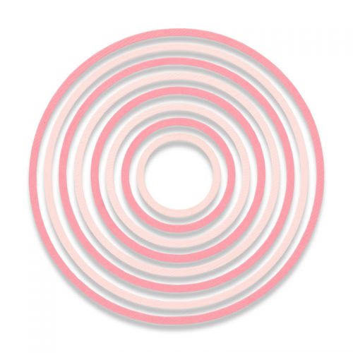 Sizzix Thinlits Die Set 8PK - Concentric Circles