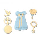 Sizzix Thinlits Die Set 7PK - Set de Bautismo (Baptism Set)