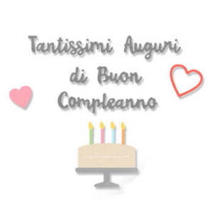 SIZZIX THINLITS-AUGURI DI COMPLEANNO