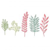 Sizzix Thinlits Die Set 5PK - Delicate Leaves