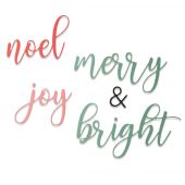 Sizzix Thinlits Die Set 5PK - Winter Phrases