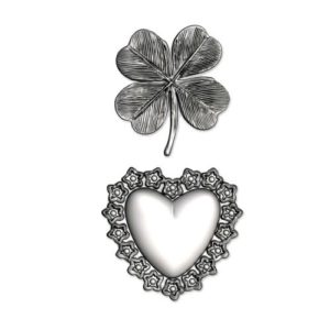Sizzix 3-D Impresslits Embossing Folder - Lucky Love by Tim Holtz