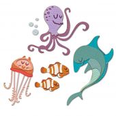 Sizzix Thinlits Die Set 18PK - Under the Sea #1, Colorize by Tim Holtz