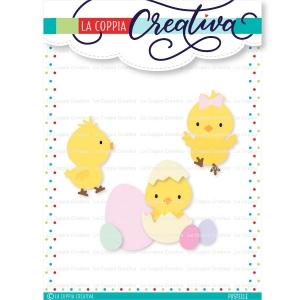 COPPIA CREATIVA- PULCINI FUSTELLA