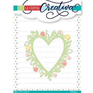 COPPIA CREATIVA- CUORE FIORITO FUSTELLA