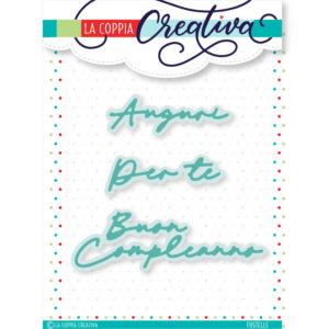 Coppia Creativa Scrittine Delicate fustella