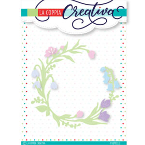 Coppia Creativa Corona Primaverile fustella