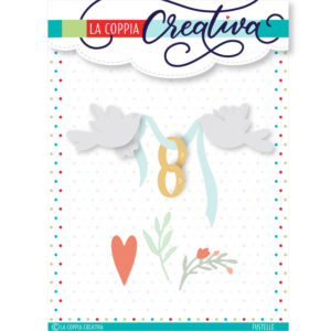 Coppia Creativa Colombe Innamorate fustella