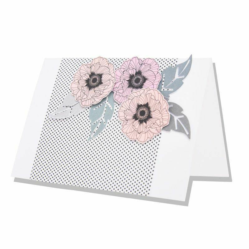 Framelits Die Set 2PK w/stamp - folk flower