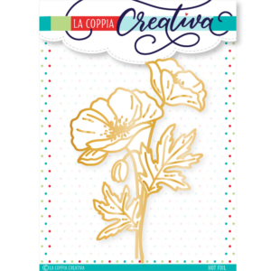 Coppia Creativa Due Papaveri HOT FOIL